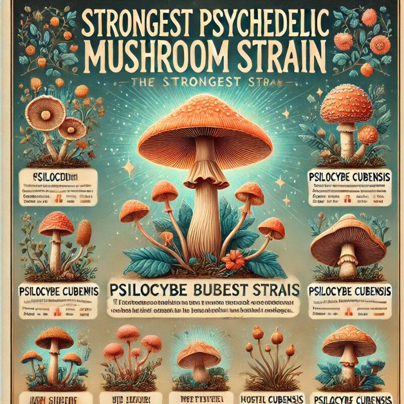 Qual è la varietà di funghi psichedelici più forte?